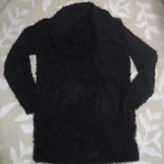黒ふわもこチュニック