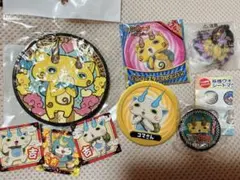 【未開封】妖怪ウォッチ　コマさん、コマじろう、キュウビ　ラバーコースター他