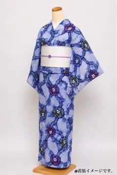 有松絞り浴衣 有松鳴海絞り 身丈160cm 裄69cm 紫の暈し N8-22 - メルカリ