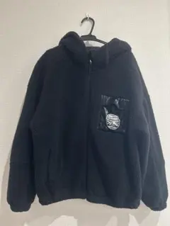 adidas フリースジャケット ブラック サイズ150