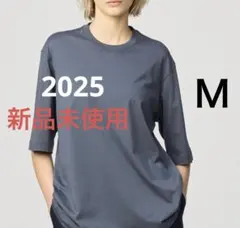 【完売品】ユニクロU スーピマコットンシアーオーバーサイズT グレー M