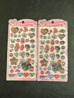 正規品 うるちゅるポップシール パワーパフガールズ　2シートセット