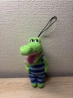 100%パスカル先生 ワニ ぬいぐるみ マスコット ストラップ