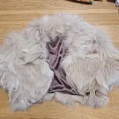 ROPE ベージュ ファーコート