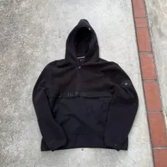 TOMMY HIFGL フリースジャケット ブラック ハーフジップ