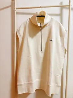 【FREAK'S STORE】THE FOXハーフジップポロスウェット