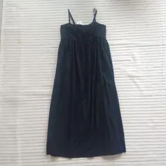リネンブレンドギャザーキャミソールワンピース ユニクロ