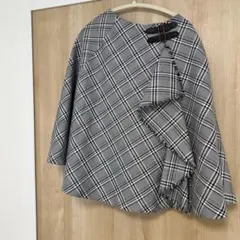 アクシーズファム⭐️チェック柄フレアスカート