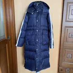 PUMA ロングダウンコート ネイビー