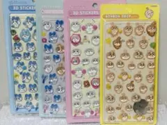 ちいかわ　ボンボンドロップシール　3Dステッカー 4枚セット　海外製品