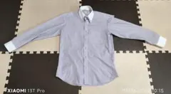 ストライプ 長袖ワイシャツ