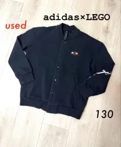 used】adidas キッズ　ジャケット　トレーナー★130