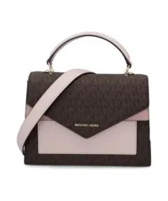 MICHAEL KORS 2wayバッグ　モノグラム　サッチェル　ピンク