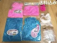セット フェザー 羽根 クラフト パーティ ブルー ピンク 白 ディスプレイ