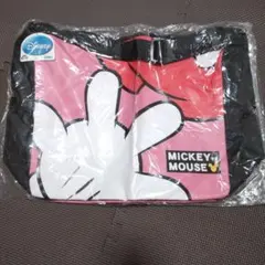 Disney ミッキーマウス 大容量ショルダーバッグ ピンク/黒