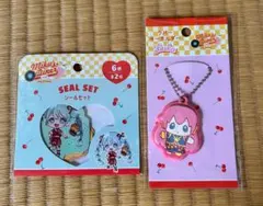 初音ミクシールセット&初音ルカラバーキーホルダー