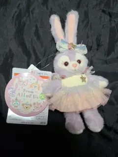 ディズニーシー ステラ・ルー フロムオールオブアス 40周年 ぬいぐるみバッジ