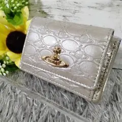 【極美品】ヴィヴィアンウエストウッド コンパクトウォレット オーブ 三つ折り財布