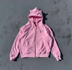 ゆたん 9090 Logo Cat Ear Zip Hoodie ネコ耳 90 Logo Cat Ear Zip Hoodie【9090girl】 – YZ