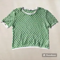 ZARA クロシェ編みサマーニット