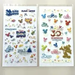 ディズニーリゾート 非売品ステッカー×2シート
