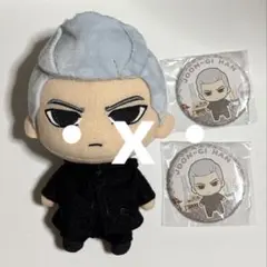 新品未開封 龍が如く 7 ぬいぐるみ 缶バッジ セット ハン・ジュンギ