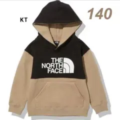ノースフェイス キッズ スウェットロゴフーディー ケルプタン 140