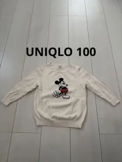 UNIQLO 100㎝　ミッキーマウス セーター クルーネック　薄手　キッズ
