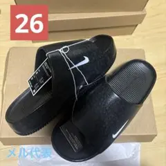 NIKE カーム 26 サンダル　 HF1067 ブラック　メル代表のサムネイル