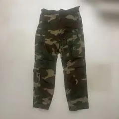 た*ろ様 米軍 実物 IABDU ウッドランド 難燃 コンバットパンツ M-R