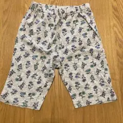 110cm 花柄 ハーフパンツ 綿100%