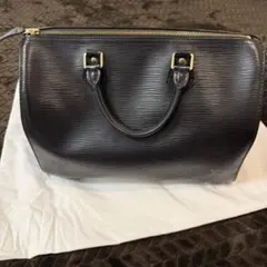 Louis Vuitton エピレザー ブラック ボストンバッグ