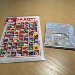 ハローキティ 50周年記念グッズセット（サンリオ、ダイソー購入）　シール