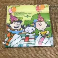 スヌーピーグッズのジッパーバッグ3枚セット