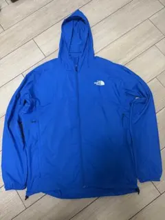 ノースフェイスパーカーヒーローブルー