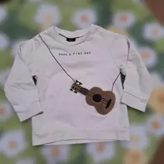 ギターモチーフ刺繍 トレーナー