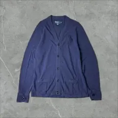 Polo by Ralph Lauren ビッグポニー 鹿の子 カーディガン 紺