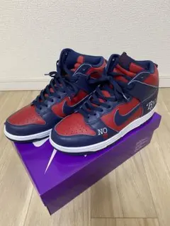 supreme × nike SB dunk high