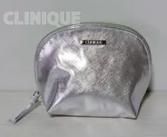 非売品 ノベルティ 未使用 CLINIQUE シルバー グリーン ポーチ