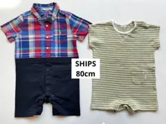SHIPS シップス　ロンパース2点