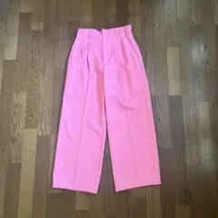 GU カラースラックス ピンク L