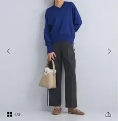 green label relaxing トラック パンツ
