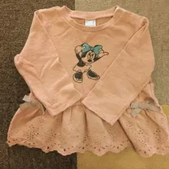 ミニー・マウス トレーナー ピンク 90cm