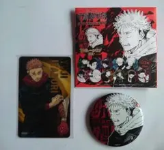 呪術廻戦展　缶バッチ　箔押しクリアカード　虎杖悠仁