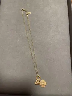 フォリフォリ　クローバー　ハート　ネックレス　925【極美品】