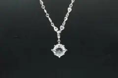 美品　ラブ＆ヘイト　ジルコニア　ネックレス　チェーン　ペンダント