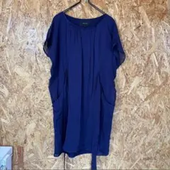 美品　BALLSEY 日本製 ワンピース シルク　半袖ワンピースのサムネイル