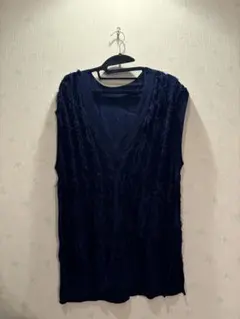 OPAQUE.CLIP シャギーＶネックベスト