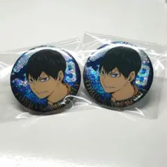 劇場版ハイキュー‼ ゴミ捨て場の決戦 缶バッジビスケット 影山飛雄 2個セット