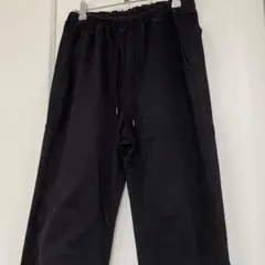Studio CLIP ブラック ワイドパンツ M